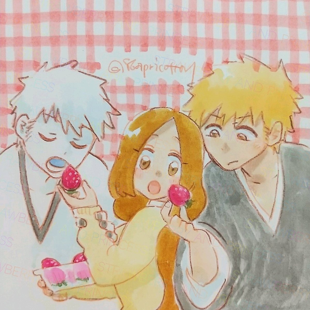 もったいないので描いた(苺の日にあげる予定だった) #ichihime