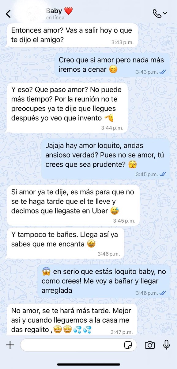 Y además nos manda este rico chat