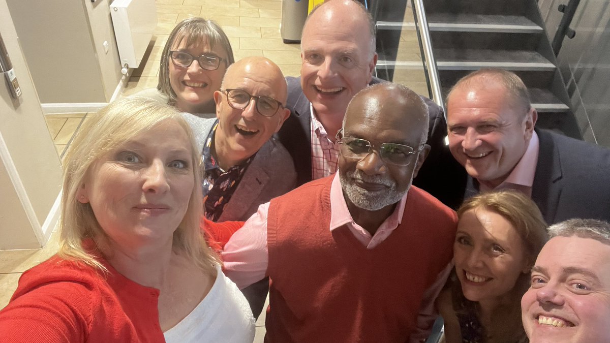 MartineBBC's tweet image. Catching up with BBC Radio Leicester colleagues while celebrating the 30th wedding anniversary of Louise and @MBallardRadio (or Martylove as I know him)