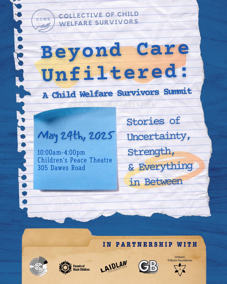 Beyond Care Unfiltered is an open and honest gathering created by and for child welfare survivors. 

RSVP to confirm attendance, link is below:
forms.gle/wTpsBEGz6zGdm8…