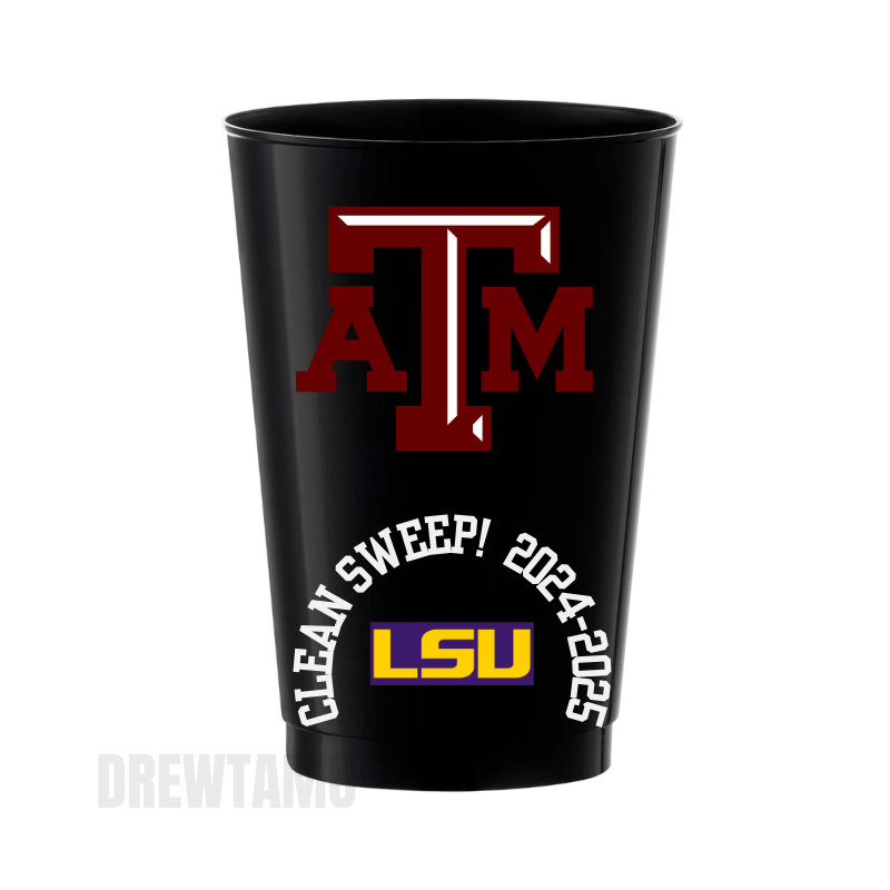 Drewtamu's tweet photo. CLEAN SWEEP MERCH DROP 🚨

Football ✅ Basketball ✅ Baseball ✅

Celebrate the 3-peat over LSU the only way that makes sense: with gear they’ll love to hate.

🧢 Cups, shirts, hats, cakes, candles, confetti, wedding bands, and more!

🛒 Tap in before it sells out → https://t.co/foozk1WYzi

#GeauxHome #NeverForget7OT #AggiesSweepLSU #DREWTAMU