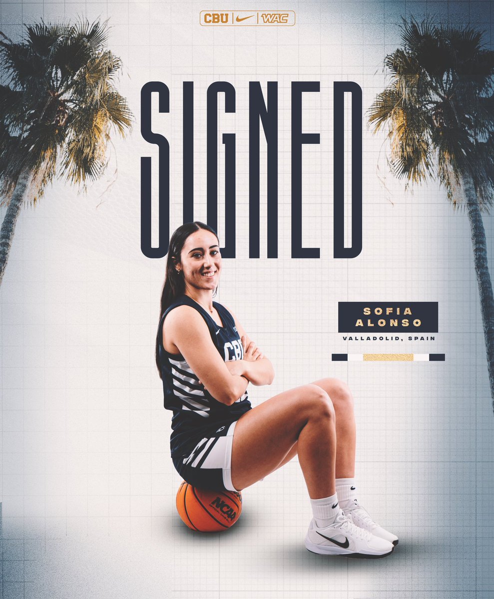 CBUwbb's tweet image. 𝓢𝓲𝓰𝓷𝓮𝓭 and officially a Lancer!
Welcome to Lancer Nation, Sofia!🇪🇸
⛹️♀️5’7
🏀Point Guard
#LanceUp⚔️