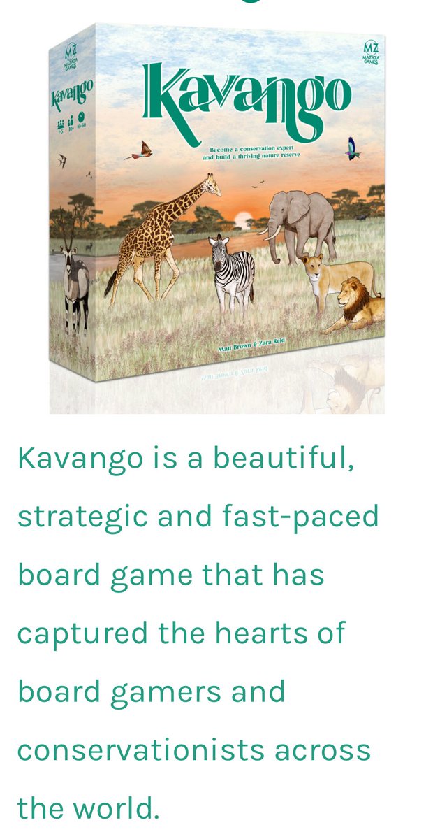 Zia Choudhury (@ziachoudhury) on Twitter photo A conservation board game inspired by and set in Botswana! Created by former employee at the <a href="/UKinBotswana/">UK in Botswana 🇬🇧🇧🇼</a> .
My kids loved it!
youtu.be/hVhuNp4H-qg?si… A conservation board game inspired by and set in Botswana! Created by former employee at the <a href="/UKinBotswana/">UK in Botswana 🇬🇧🇧🇼</a> .
My kids loved it!
youtu.be/hVhuNp4H-qg?si…