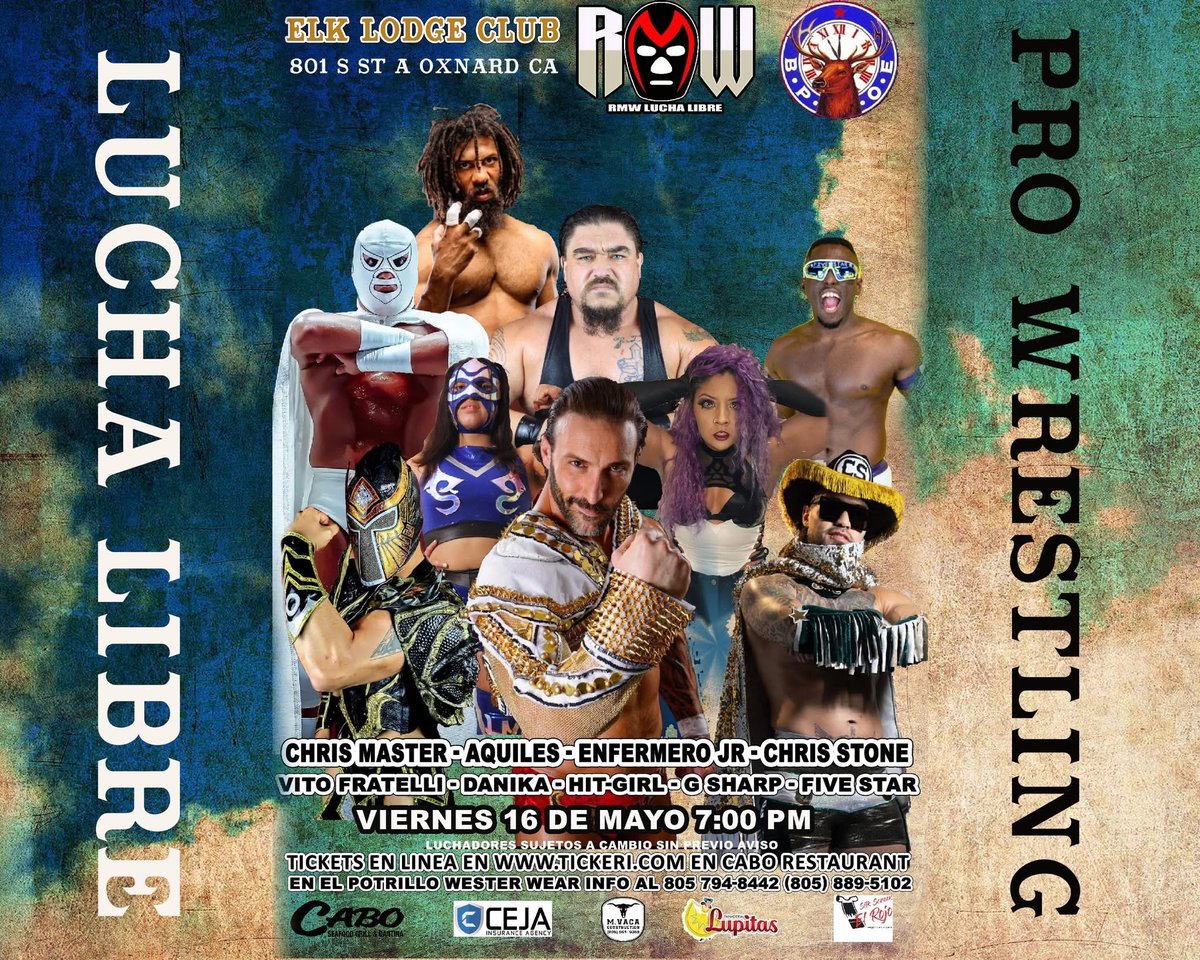 🚨🔥NEW SHOW ALERT🔥🚨

Friday May 16th
7pm Oxnard, CA