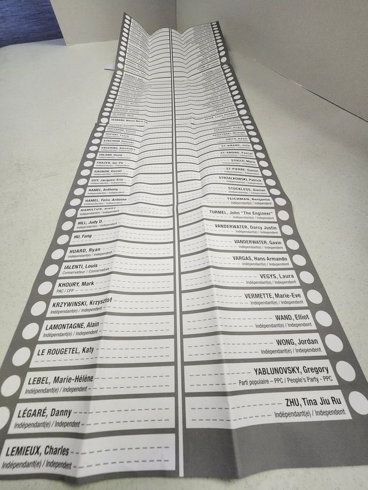 MarcNixon24's tweet image. If you think this ballot is long — just wait.
The same clowns who made a joke of our democracy are planning to double it with 200 names on the ballot.

Their goal?
Sabotage Pierre Poilievre’s by-election.