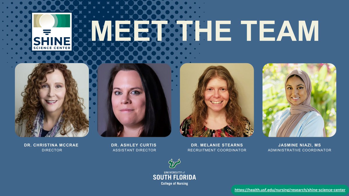 🌟 Meet the minds behind SHINE Science! 🌟 We’re proud to introduce the dedicated team driving innovation &amp; discovery at the SHINE Science Center. Stay tuned this week to learn more about each of our incredible team members and their work! #SHINEscience #innovation #sleep