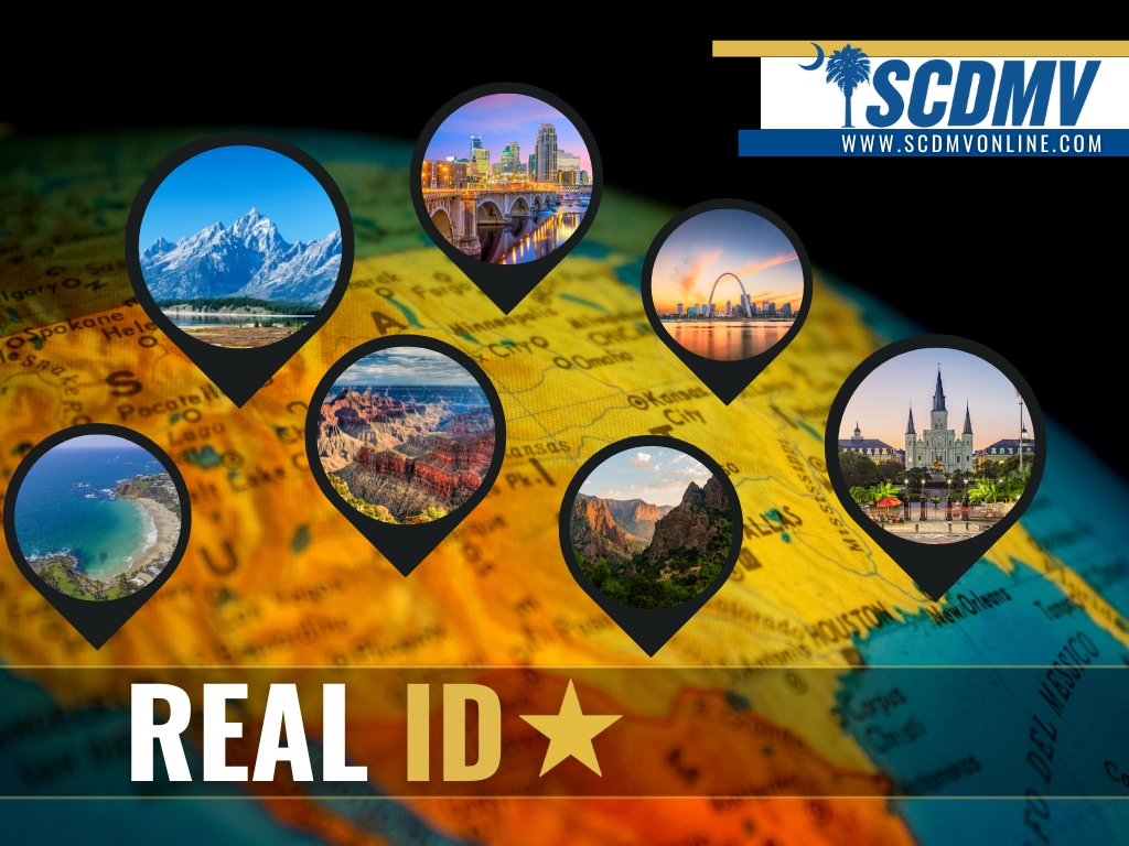 REAL IDs are being enforced as of May 7, 2025. The gold star is your boarding pass to domestic flights, entering federal buildings and visiting military bases. Don't miss your flight!
Learn more about what you need for your REAL ID⭐️: sc.accessgov.com/motorvehicles/…