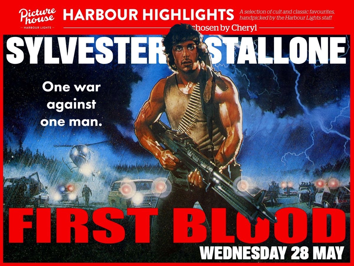 HarbourLightsPH's tweet photo. With the Wicker Man currently setting our screen ablaze, here's a reminder of the next Harbour Highlight - First Blood! See the origin of a cinema icon in the first - and best - John Rambo film.
🎟️ https://t.co/p83yvERHN8 https://t.co/kB5uolNl1i