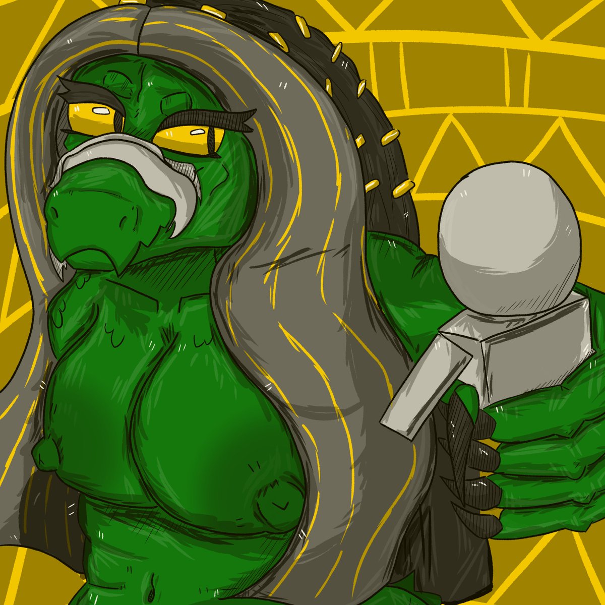 NoOnee_arts's tweet photo. *Steals ur soul (Cutely)* (NSFW)
#ammit #nsfw #nsfwfurry #furry #furryartist #e621 #rule34 #EgyptianGoddess #Moonknight https://t.co/2EJN5CMQLH
