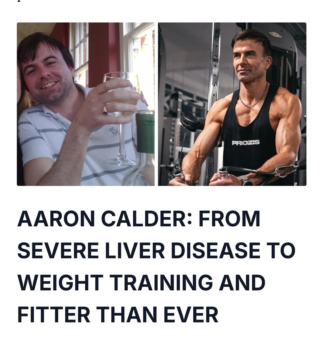 Full article here
 forksoverknives.com/success-storie…

<a href="/ForksOverKnives/">Forks Over Knives</a> 

#vegan #plantbased #cirrhosis #alcoholism #liverdisease