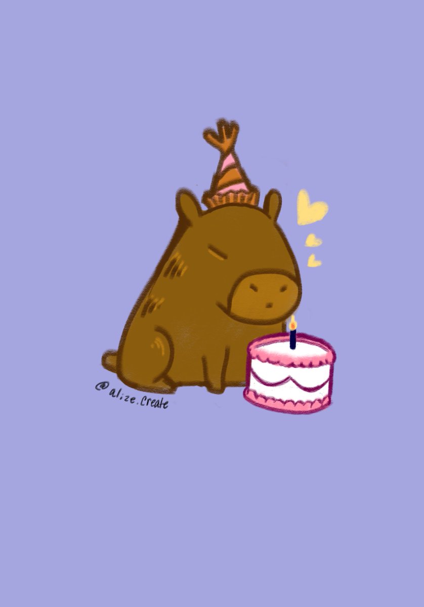 alize_create's tweet photo. Lil quick birthday sketch 🫶

•
•
•
•
•
#capybaras #capybaras #art #capyslay #capybaranation #artist #ArtistOnTwitter #twitter #capybaranation #digitalart #digital #DigitalArtist #artwork #artworks #artistsontwitter https://t.co/RHEcdaVOQz