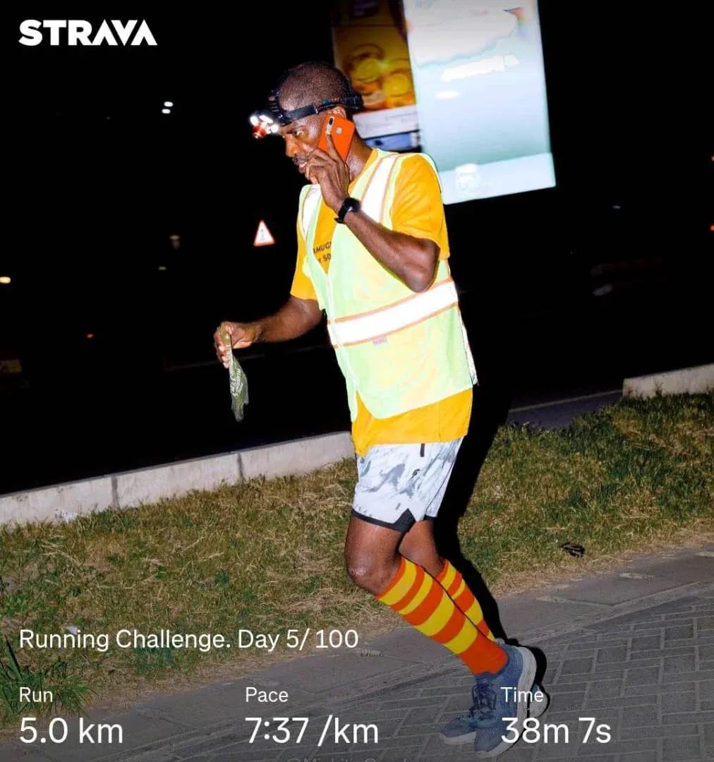 SKamugisha's tweet image. Running Challenge. Day 5/100.
@TOTRunners

#100daysofrunning 
#fetchyourbody2025 
#grateful 
#sylvarunner