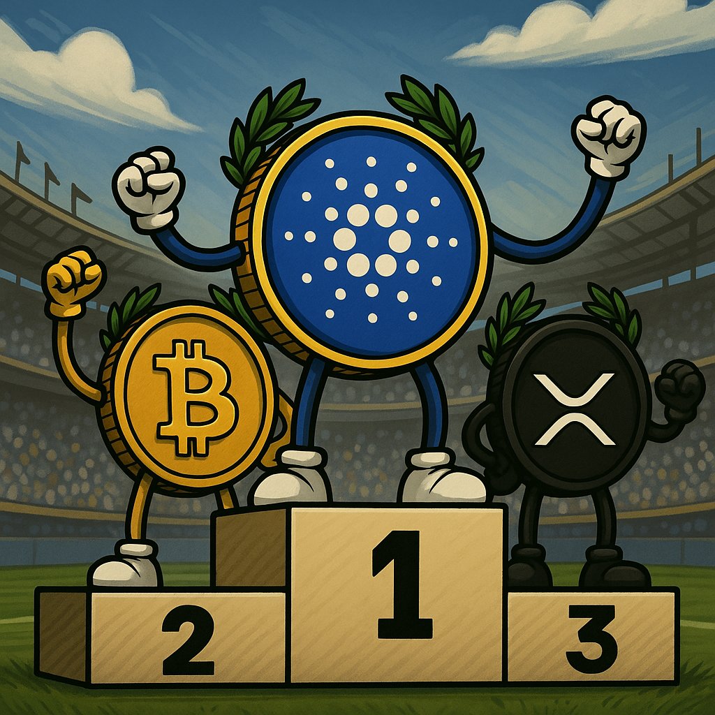 Only three tokens in the top 10 have a fixed supply: Bitcoin, XRP, and Cardano $ADA.