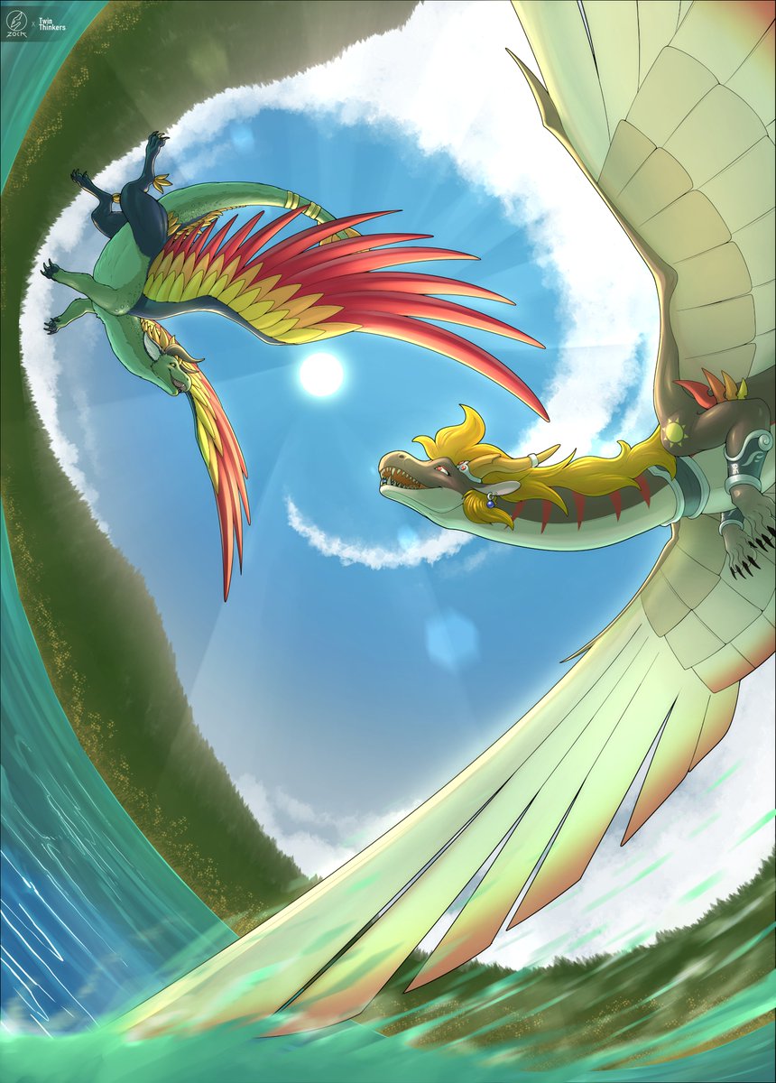 Collab with <a href="/Twin_Thinkers/">🇻🇪𝓣𝔀𝓲𝓷 𝓣𝓱𝓲𝓷𝓴𝓮𝓻 ~</a> 

- Pose/Sketch: Twin_Thinkers 
- Background/Basecolor/Shading: Me