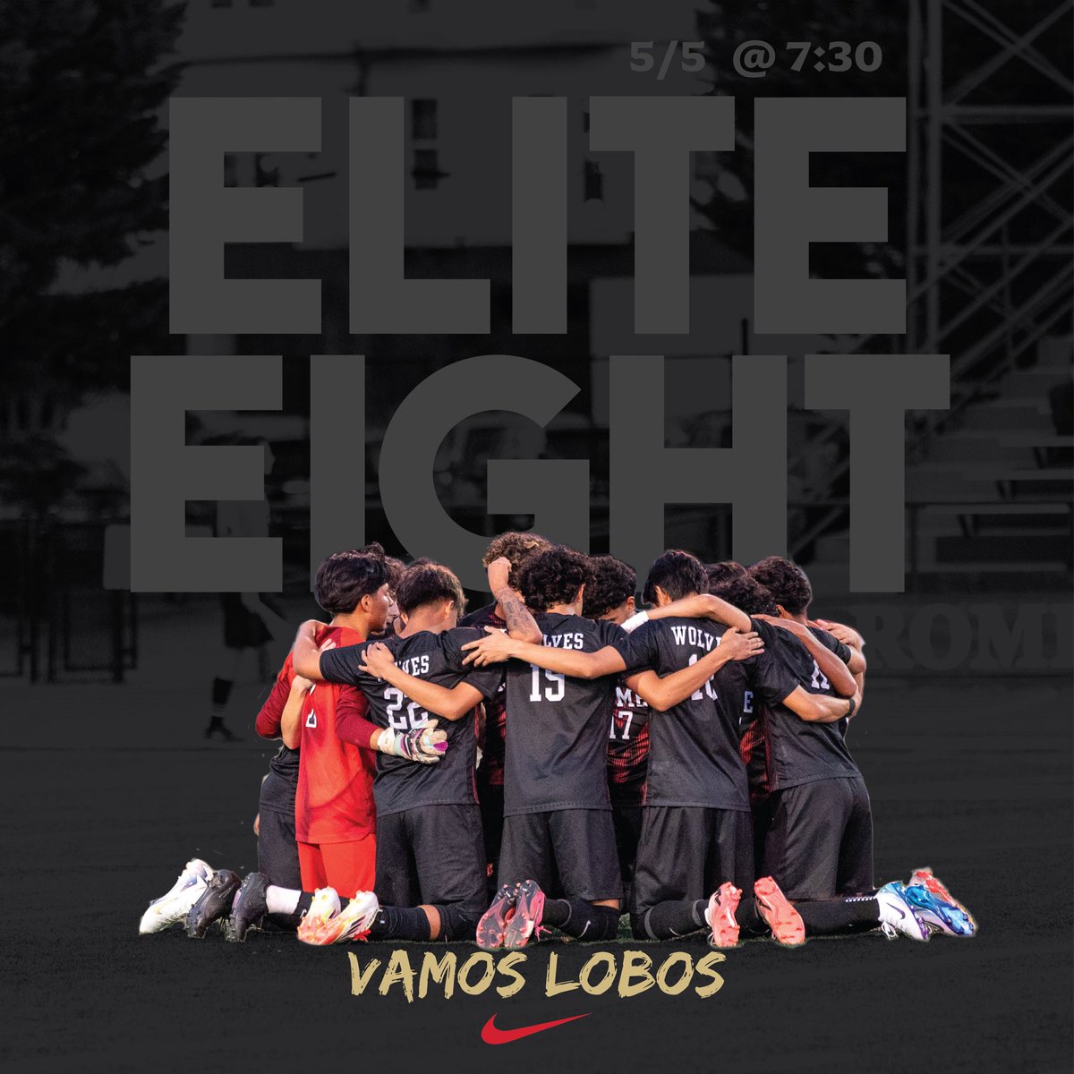 SEE YOU TONIGHT

ELITE EIGHT BLACKOUT

Vamos Lobos!

⚫️⚫️🐺