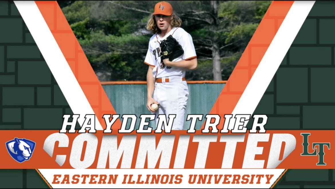 Congratulations to Hayden Trier on his commitment to Eastern Illinois University!