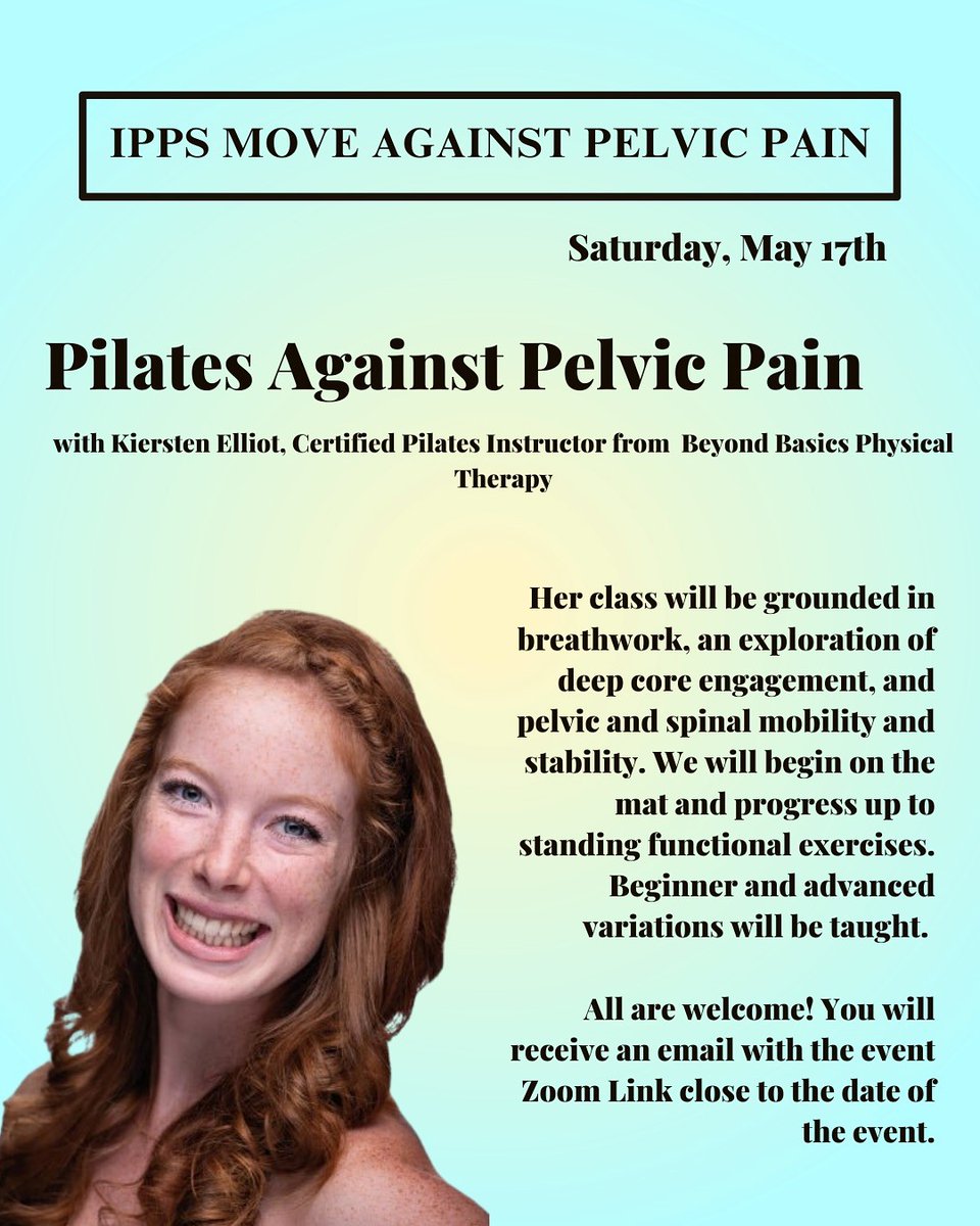 Sign up for an IPPS Move Against Pelvic Pain event and receive free attendance to a lecture on Peri/Menopause and PT changes from Dr. Amy Stein, Dr. Erin Carey, and Dr. Kathy Witzeman!

Sign up today: runsignup.com/Race/Register/…