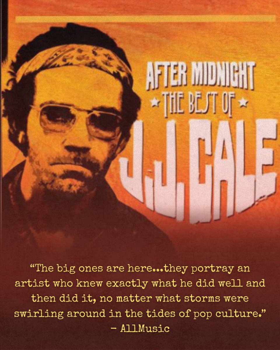 JJCaleOfficial's tweet image. It’s been over a decade since the compilation album AFTER MIDNIGHT: THE BEST OF JJ CALE was released! It features Cale’s top hits like “After Midnight,” “Cocaine,” and ‘Call Me The Breeze.” The album shows off how Cale’s signature sound shined over the years.
You can revisit the…