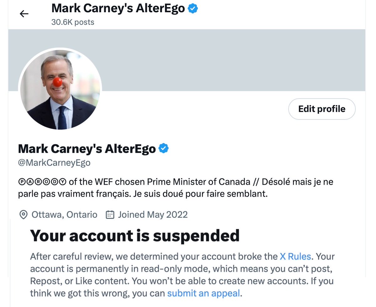 TrueFactsBackup's tweet image. So this happened to my other popular account with 30,000 followers just days before the Federal Election. No warning, no indication of anything I did wrong. Just suspended out of the blue.

More Liberal Shenanigans?