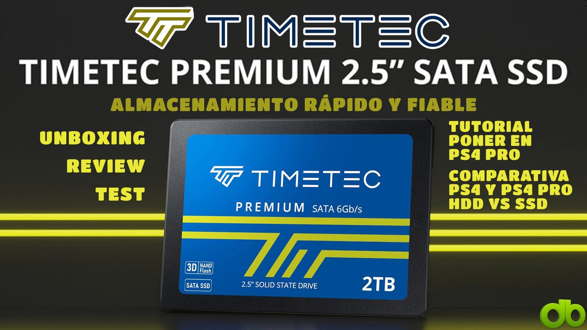 Timetec SSD 2TB 3D NAND Sata 3 Unboxing, Review y Test, 256GB a 2TB para PC Sobremesa, Portátil o PS4
youtube.com/watch?v=FMLO5y…