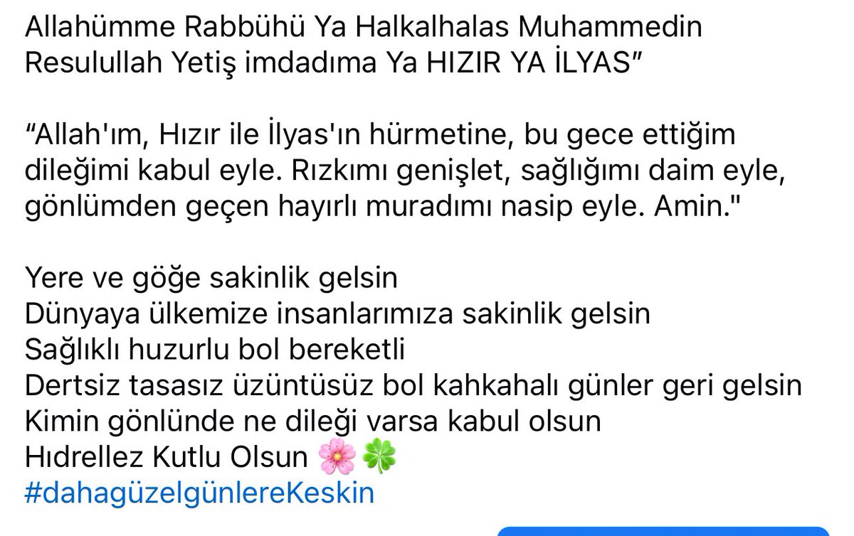 #HIDIRELLEZ 
#hıdırllez 
#dahagüzelgünlereKeskin