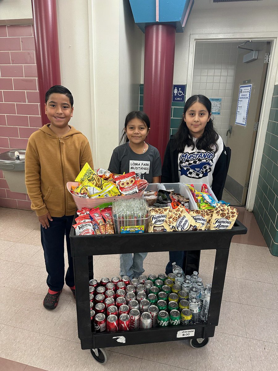 Our Kindness Club kicked off Teacher Appreciation Week by rolling out the snack cart! 🍪🍫💙 Students spread joy and gratitude across campus, one treat at a time. #TeacherAppreciationWeek #KindnessInAction #MustangPride