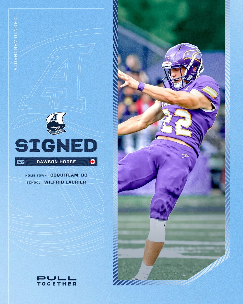 We've signed 🇨🇦 K/P Dawson Hodge 🌊