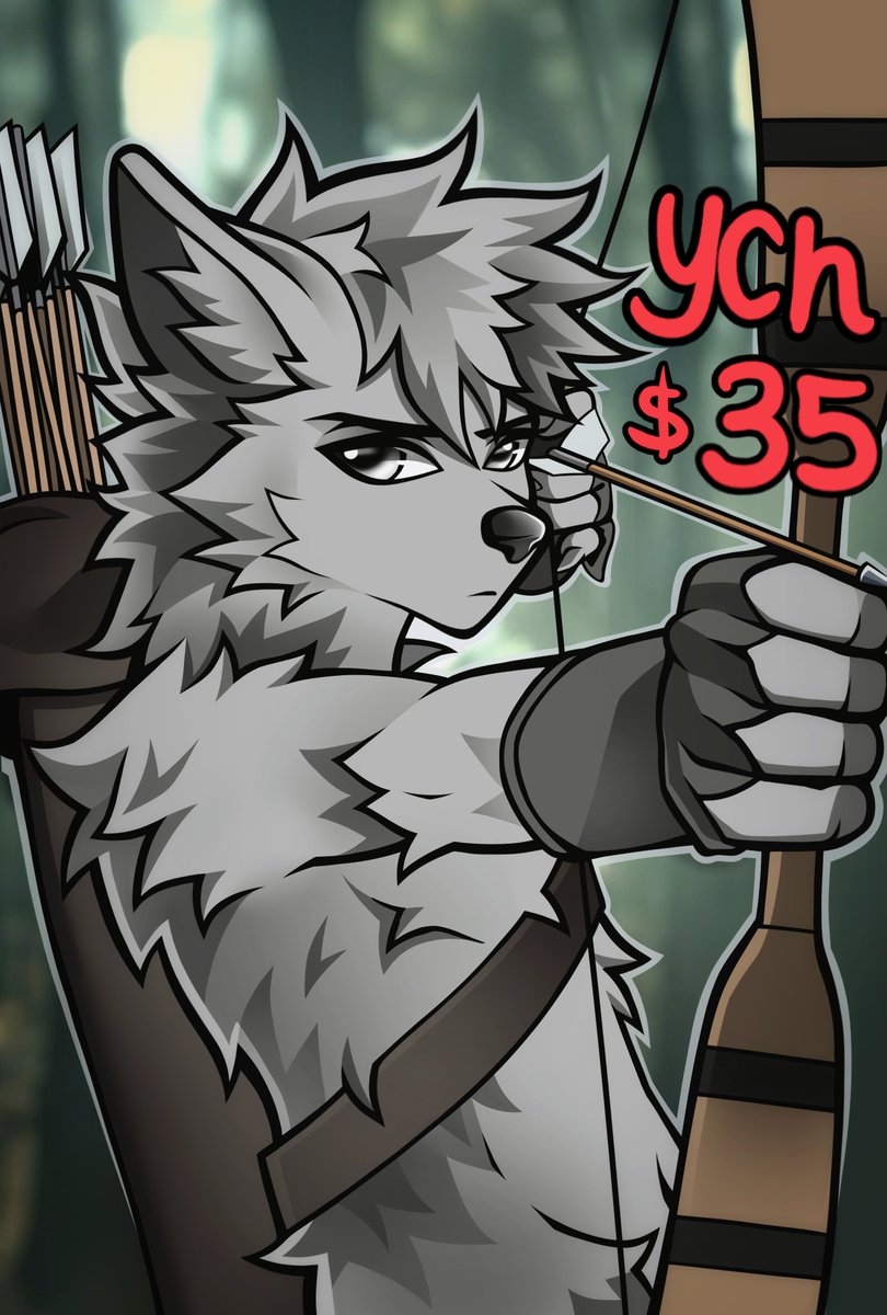 🟢 Archer YCH available! 🟢

- Only 3⃣5⃣ USD! 
- Any species/gender 
- Unlimited slots - DM or comment to claim a slot! 

RT's are appreciated! 🔃 💚