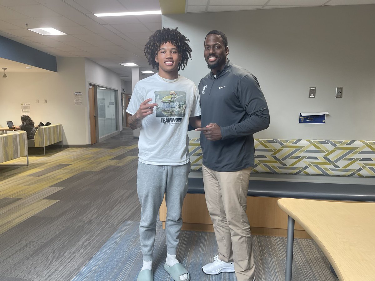 Thank you, Coach Wilkerson from Fordam for stopping by Waseca today and spending time with Deron!