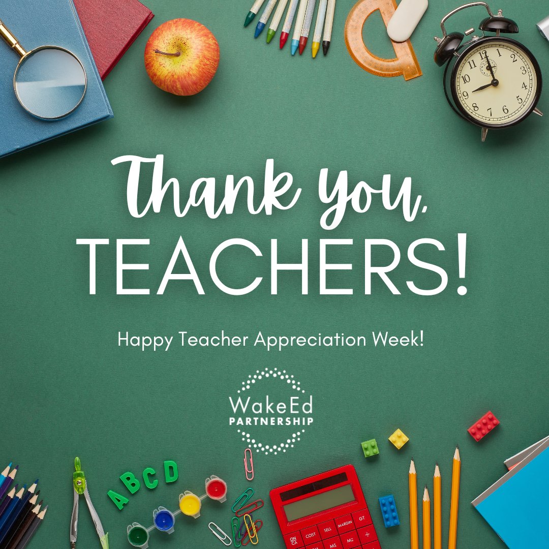 WakeEd PARTNERSHIP (@wakeedpa) on Twitter photo This week, we celebrate the incredible educators of <a href="/WCPSS/">Wake County Public School System</a> who inspire, uplift, and make a meaningful impact in countless ways. Thank you for your passion, your dedication, and your heart. Wake County is stronger because of YOU! #ThankATeacher #TeacherApprecationWeek This week, we celebrate the incredible educators of <a href="/WCPSS/">Wake County Public School System</a> who inspire, uplift, and make a meaningful impact in countless ways. Thank you for your passion, your dedication, and your heart. Wake County is stronger because of YOU! #ThankATeacher #TeacherApprecationWeek