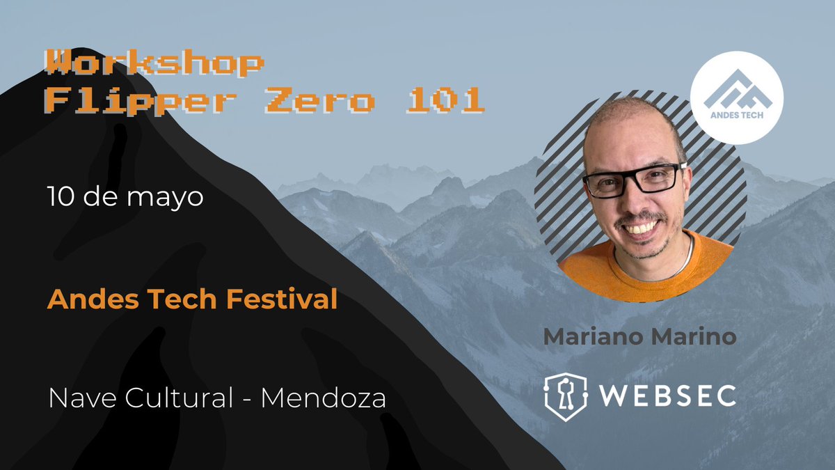 Websec (@_websec) on Twitter photo <a href="/MarianoIT/">Mariano Marino</a> 🥷 estará dando su taller "Flipper Zero 101" donde explicará el uso básico de esta herramienta, con ejemplos prácticos, la configuración inicial, y una introducción al desarrollo de aplicaciones básicas 🐬
#FlipperZero #Hardware #Hacking #Mendoza <a href="/MarianoIT/">Mariano Marino</a> 🥷 estará dando su taller "Flipper Zero 101" donde explicará el uso básico de esta herramienta, con ejemplos prácticos, la configuración inicial, y una introducción al desarrollo de aplicaciones básicas 🐬
#FlipperZero #Hardware #Hacking #Mendoza