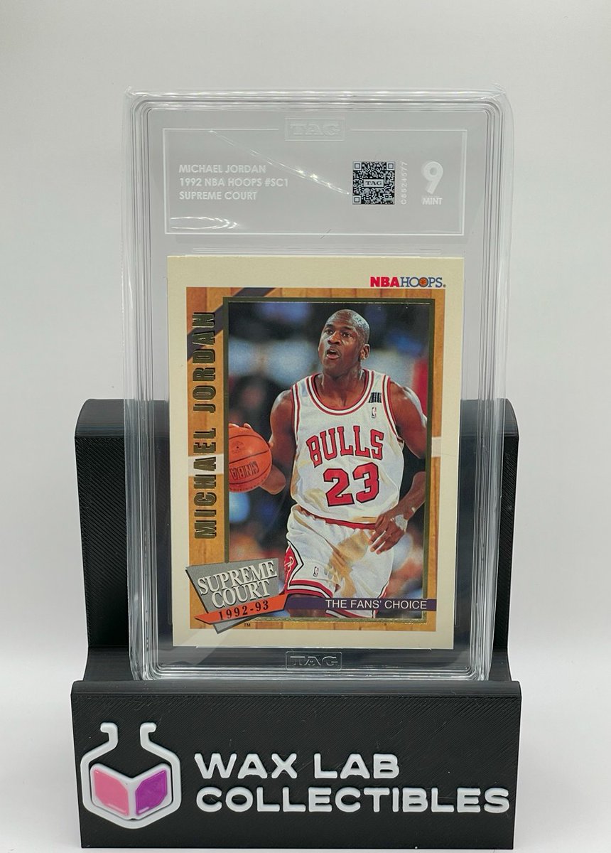 kapskollects's tweet image. 🚨MICHAEL JORDAN GIVEAWAY ALERT!🚨 

Enter to win a [TAG 9 MINT] Michael Jordan 1992 NBA Hoops #SC1 Supreme Court 🏆 

To Enter: 
✅ Like &amp;amp; Repost
✅ Tag a Friend
✅ Follow @waxlabcollects 

Winner picked Monday, May 12, at 12 noon!🕛