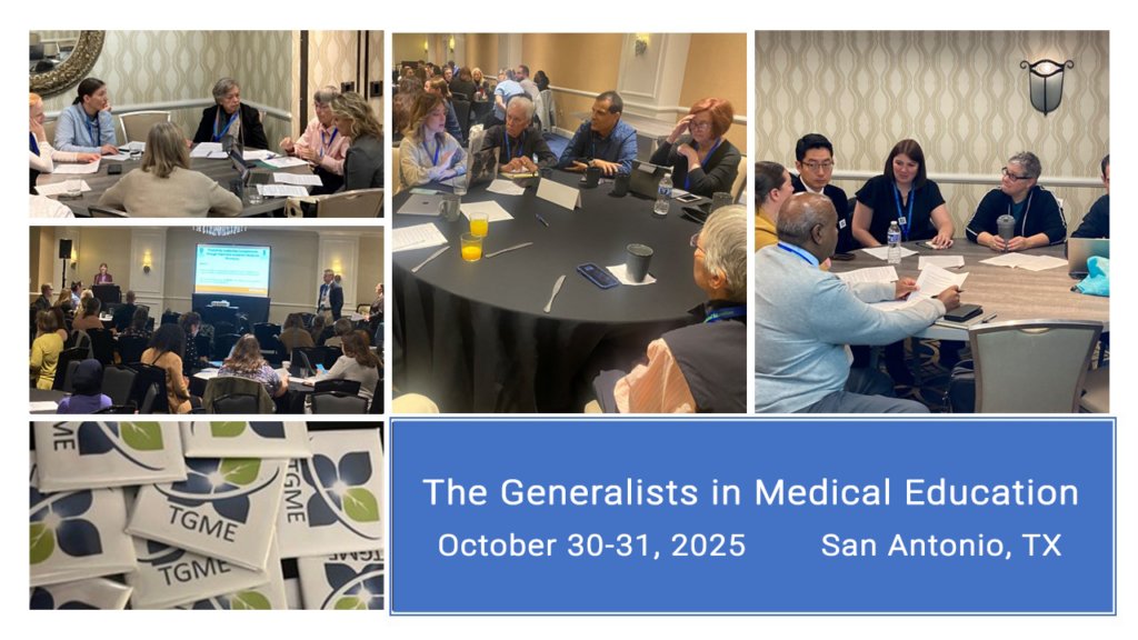 Kern Nat'l Network for Flourishing in Medicine (@kernnetwork) on Twitter photo A call for proposals is open for the <a href="/GeneralistMedEd/">Generalists in MedEd</a> 2025 Annual Conferenceāa forum for educators and students to share educational research and innovations.
Submit your work through a variety of accepted formats by May 13: bit.ly/3EK0IPs A call for proposals is open for the <a href="/GeneralistMedEd/">Generalists in MedEd</a> 2025 Annual Conferenceāa forum for educators and students to share educational research and innovations.
Submit your work through a variety of accepted formats by May 13: bit.ly/3EK0IPs