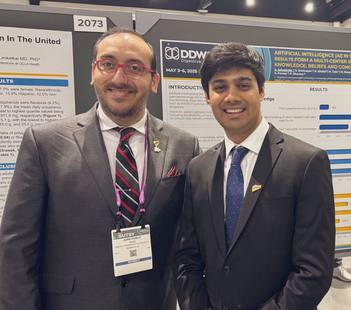 vinayjaha's tweet image. Representing team @VCU_Liver at @DDWMeeting
Check out the VCU DDW meeting page:
bit.ly/42S9xPj
@RichSterlingMD @juanpabloarab @AASLDtweets @AmCollegeGastro @AGA_Gastro