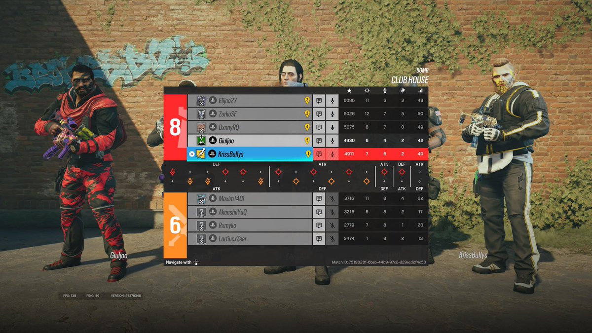 Virifly (@viriflyasg) on Twitter photo MATCH DAY
<a href="/HGEESPORTS/">HGE Esports</a>
HGE BLACK ๐ Mafia 141
๐ | 05/05/2025
โฐ | 20:45
โ | Bo3 ( Labs - Chalet - Club )
WIN๐
Line UP:
<a href="/xDxnnyy76/">danny</a>
<a href="/Giuljoo/">Giuljoo7</a>
<a href="/KrissBullys/">christiannB4W</a>
<a href="/Zarkoo/">Zarko (Boost Account)</a>
Elijaa27
MVP:<a href="/Zarkoo/">Zarko (Boost Account)</a> MATCH DAY
<a href="/HGEESPORTS/">HGE Esports</a>
HGE BLACK ๐ Mafia 141
๐ | 05/05/2025
โฐ | 20:45
โ | Bo3 ( Labs - Chalet - Club )
WIN๐
Line UP:
<a href="/xDxnnyy76/">danny</a>
<a href="/Giuljoo/">Giuljoo7</a>
<a href="/KrissBullys/">christiannB4W</a>
<a href="/Zarkoo/">Zarko (Boost Account)</a>
Elijaa27
MVP:<a href="/Zarkoo/">Zarko (Boost Account)</a>