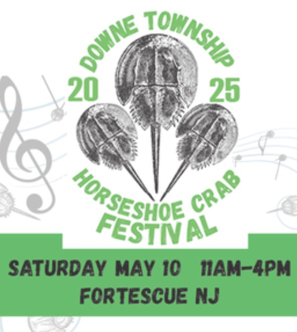 If you are going to be near Fortescue, NJ this weekend, be sure to attend the Downe Township Horseshoe Crab Festival on Sat, 5/10 from 11am - 4pm in Fortescue, NJ on State St Admission is free

The Coalition is proud to be a sponsor of the festival again this year

See you there!