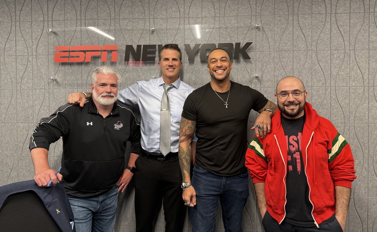 ESPN New York (@espnnewyork) on Twitter photo Thank you to <a href="/ArcherOfInfamy/">Damian Priest</a> for stopping by the <a href="/ESPNNewYork/">ESPN New York</a> studios today with <a href="/DHRonESPN/">Don, Hahn & Rosenberg</a>! Thank you to <a href="/ArcherOfInfamy/">Damian Priest</a> for stopping by the <a href="/ESPNNewYork/">ESPN New York</a> studios today with <a href="/DHRonESPN/">Don, Hahn & Rosenberg</a>!