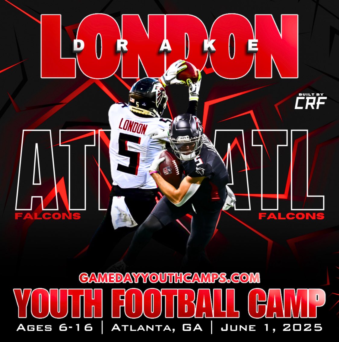 Register today for our event with with <a href="/DrakeLondon_/">Dråkë</a> on June 1st 

Hit the link to register 

gamedayyouthcamps.com/player-experie…