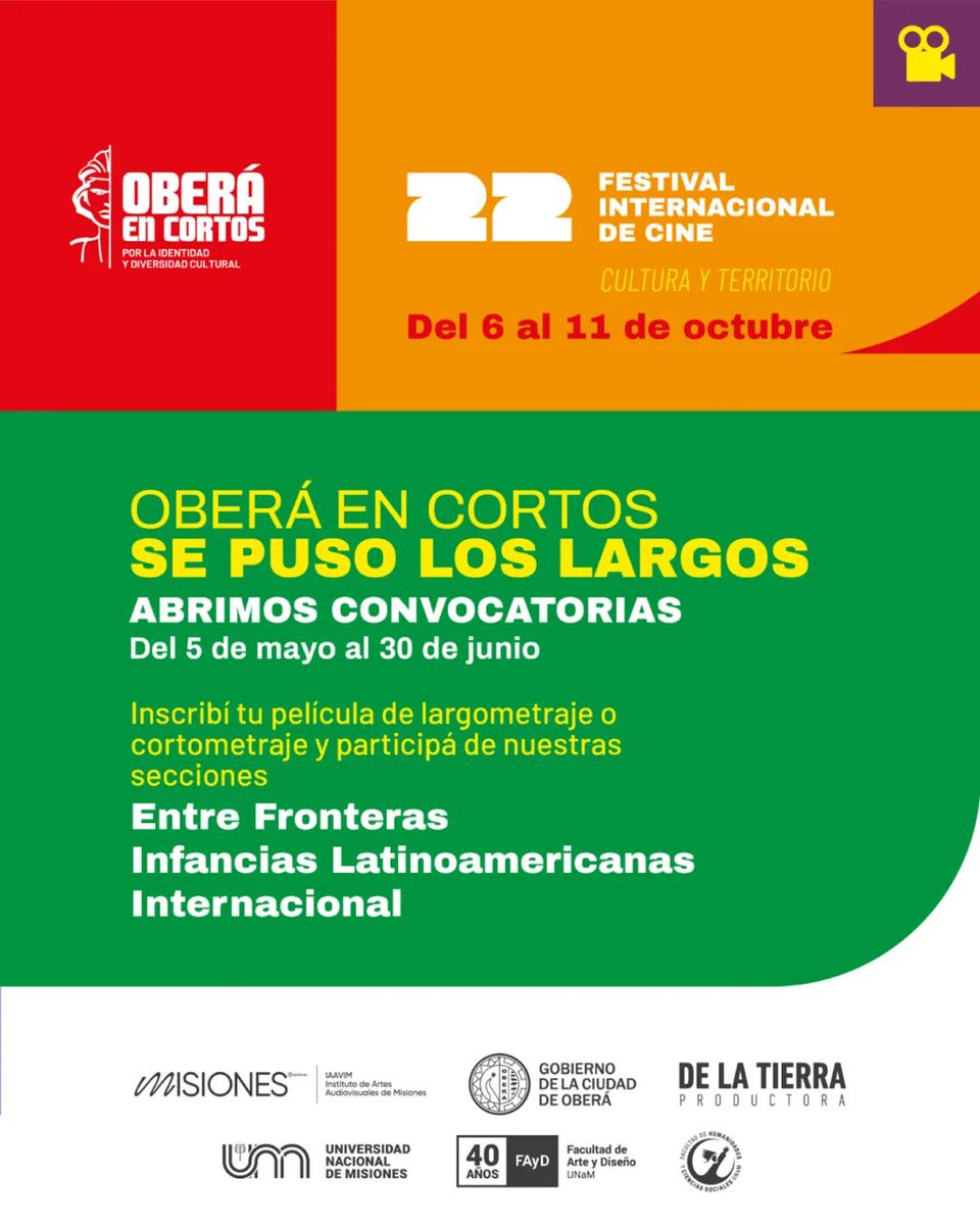 Economis (@economisiones) on Twitter photo #Cine <a href="/oberaencortosok/">Oberá en Cortos</a> se pone los largos y, por primera vez, abre la convocatoria a largometrajes economis.com.ar/obera-en-corto… #Cine <a href="/oberaencortosok/">Oberá en Cortos</a> se pone los largos y, por primera vez, abre la convocatoria a largometrajes economis.com.ar/obera-en-corto…