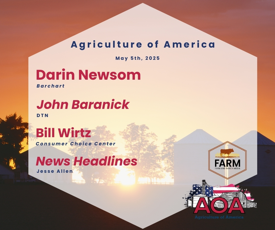 AgricultureOfAmerica (@aoa_talkshow) on Twitter photo We talk the three kings of commodities with <a href="/DarinNewsom/">Darin Newsom</a> from <a href="/BarchartAg/">Barchart Agriculture</a> to start the show followed by weather with John Baranick from <a href="/dtnpf/">DTN/Progressive Farmer</a>. Then, it's a convo about the Make America Healthy Again movement with <a href="/wirtzbill/">Bill Wirtz 🧬🌱</a> from the <a href="/ConsumerChoiceC/">Consumer Choice Center</a>.
sites.libsyn.com/541047/aoa-mon… We talk the three kings of commodities with <a href="/DarinNewsom/">Darin Newsom</a> from <a href="/BarchartAg/">Barchart Agriculture</a> to start the show followed by weather with John Baranick from <a href="/dtnpf/">DTN/Progressive Farmer</a>. Then, it's a convo about the Make America Healthy Again movement with <a href="/wirtzbill/">Bill Wirtz 🧬🌱</a> from the <a href="/ConsumerChoiceC/">Consumer Choice Center</a>.
sites.libsyn.com/541047/aoa-mon…