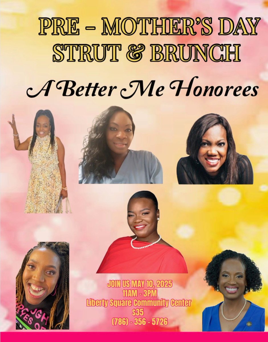 tawana_akins's tweet image. Join us this Saturday as we kickoff the 4th Annual Pre Mother's Day Strut and Brunch