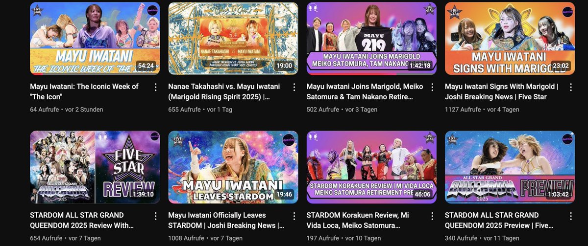 Nobody works harder to produce Joshi Content than Scott so everyone should check out his content &amp; YouTube Channel

Over 15h worth of Reviews, News, and special content like this in the past week alone that is worth everyones time

Sub to his channel
youtube.com/@ScottEWrestli…