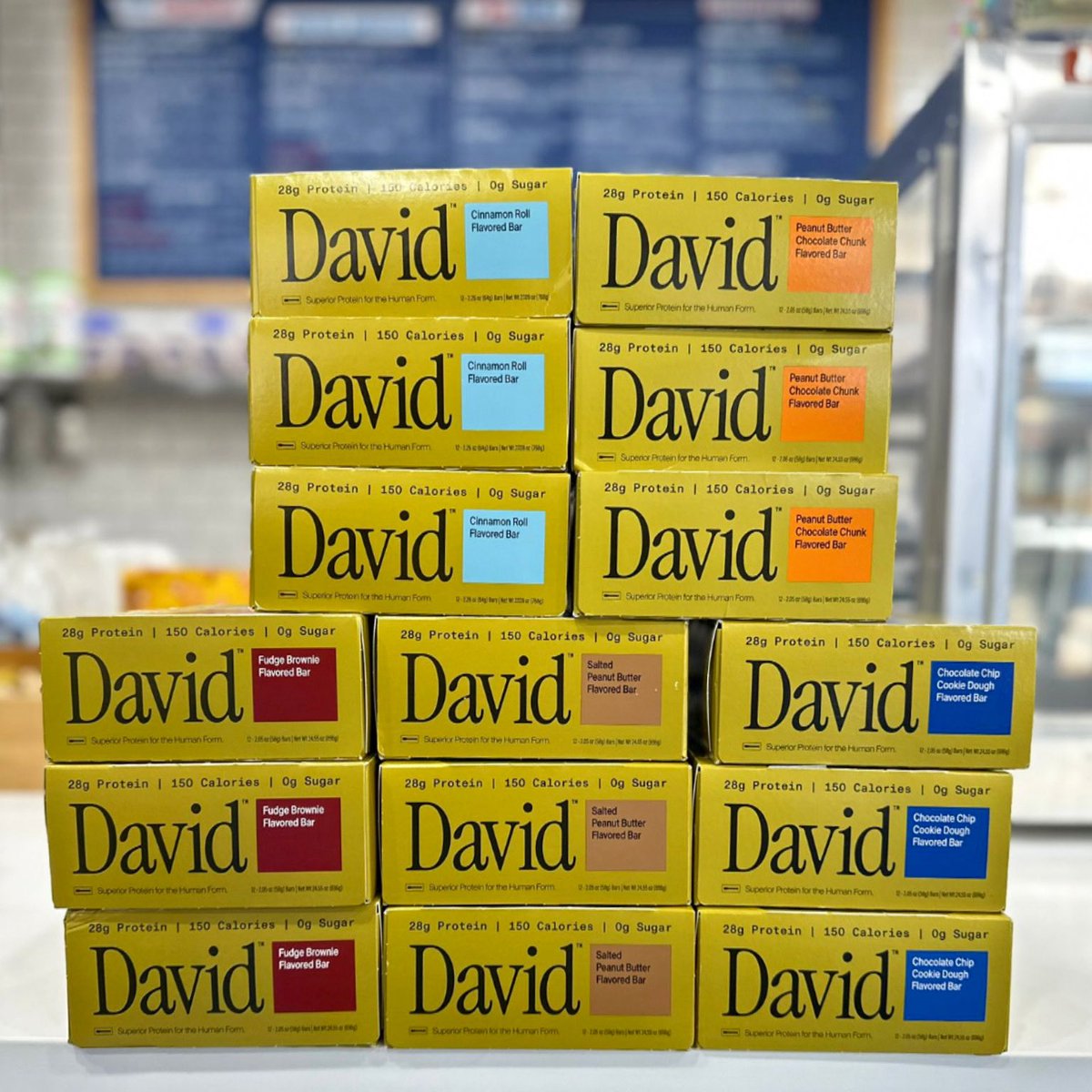 Fuel up the right way 💪 Now at 3201 Coral Way: More flavors to love from David Protein — 28g protein, 150 cals, 0g sugar. Fudge Brownie, Salted Peanut Butter, Cookie Dough, Cinnamon Roll &amp; PB Chocolate Chunk 🍫🔥
Clean. Lean. Legendary