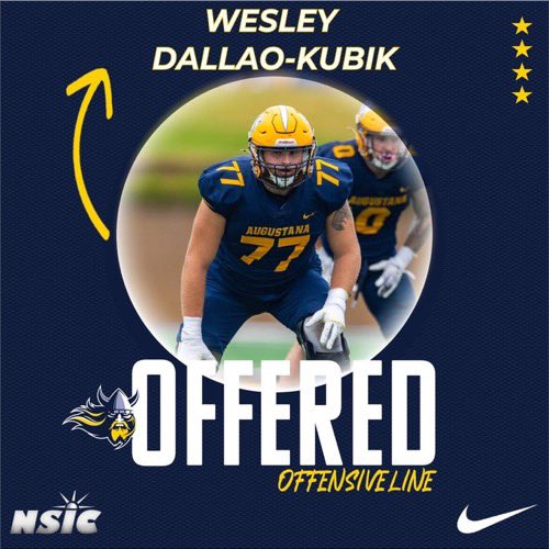 Wesley Dallao-Kubik (@dallaokubik56) on Twitter photo Thank you to <a href="/CoachBKearsley/">Brayden Kearsley</a> for stopping by and seeing me. After a great conversation I am proud to say I’ve received my 3rd offer!!
<a href="/CoachOJ_/">Jerry Olszewski</a> <a href="/_Jerry_Edwards/">Jerry Edwards</a> <a href="/Coach_JSnyder/">Jeremy Snyder</a> <a href="/RecruitCville/">Recruit CHHS Football</a> <a href="/5qpLinepride/">5QP-LinePride</a> Thank you to <a href="/CoachBKearsley/">Brayden Kearsley</a> for stopping by and seeing me. After a great conversation I am proud to say I’ve received my 3rd offer!!
<a href="/CoachOJ_/">Jerry Olszewski</a> <a href="/_Jerry_Edwards/">Jerry Edwards</a> <a href="/Coach_JSnyder/">Jeremy Snyder</a> <a href="/RecruitCville/">Recruit CHHS Football</a> <a href="/5qpLinepride/">5QP-LinePride</a>