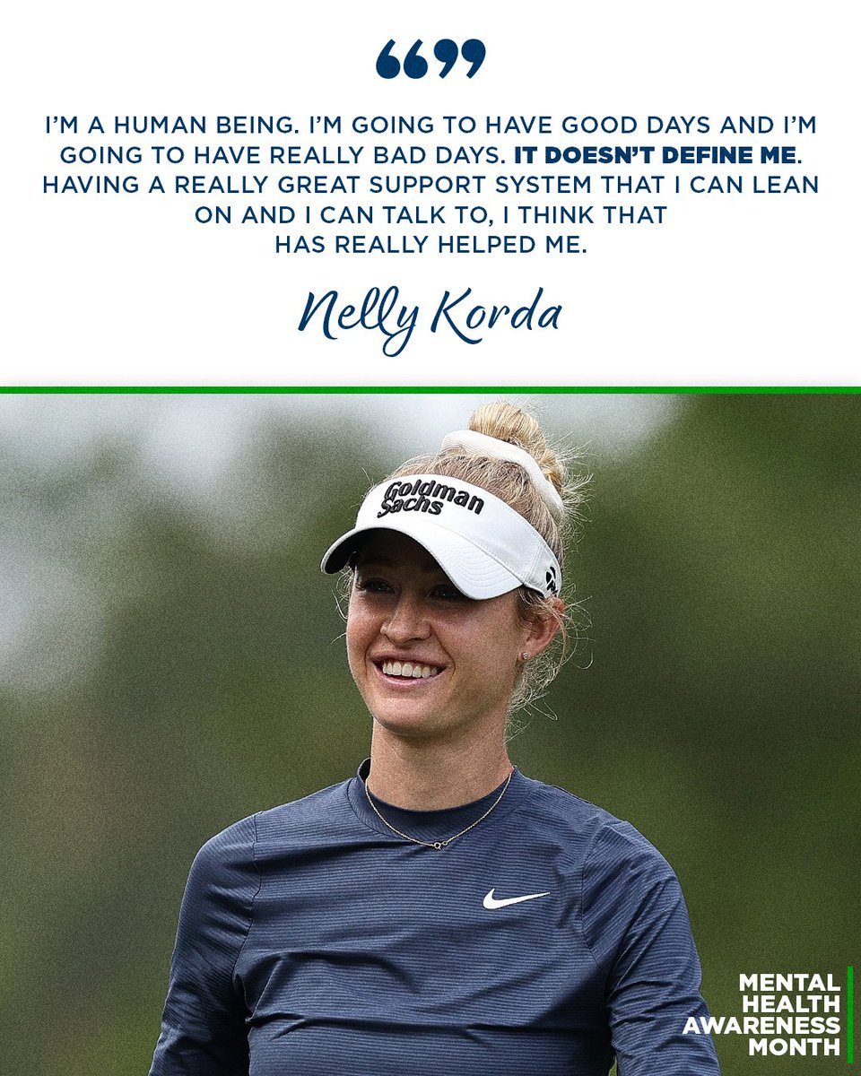 At the LPGA, we are dedicated to prioritizing mental health, recognizing its importance both on the course and in everyday life.

#MentalHealthAwarenessMonth