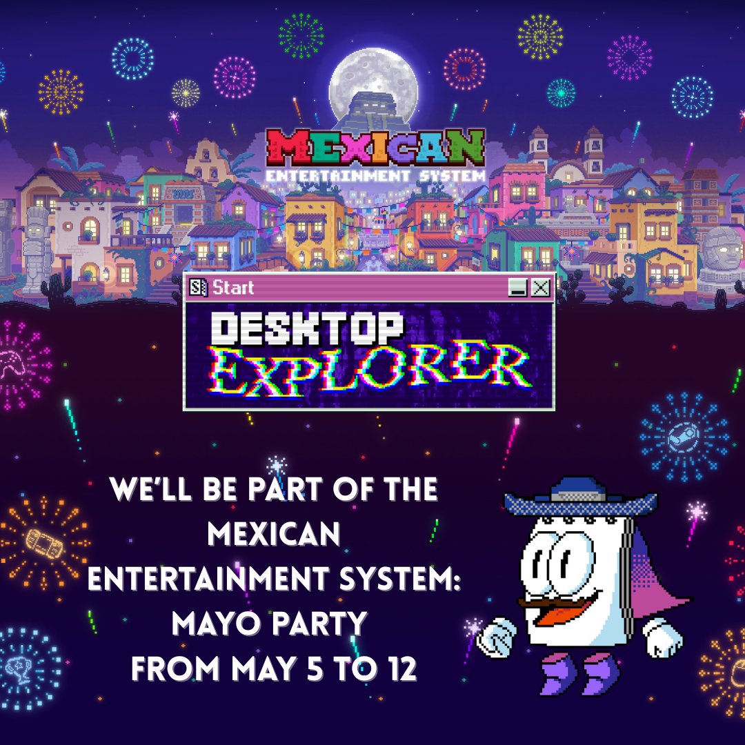 Hey Explorers! We're very happy to share that we are featured in the Mexican Entertainment System: Mayo Party 🇲🇽 alongside many other incredible games! 🎮
Please check out the other games too — there’s a ton of cool stuff in there!
store.steampowered.com/sale/mexicanen…