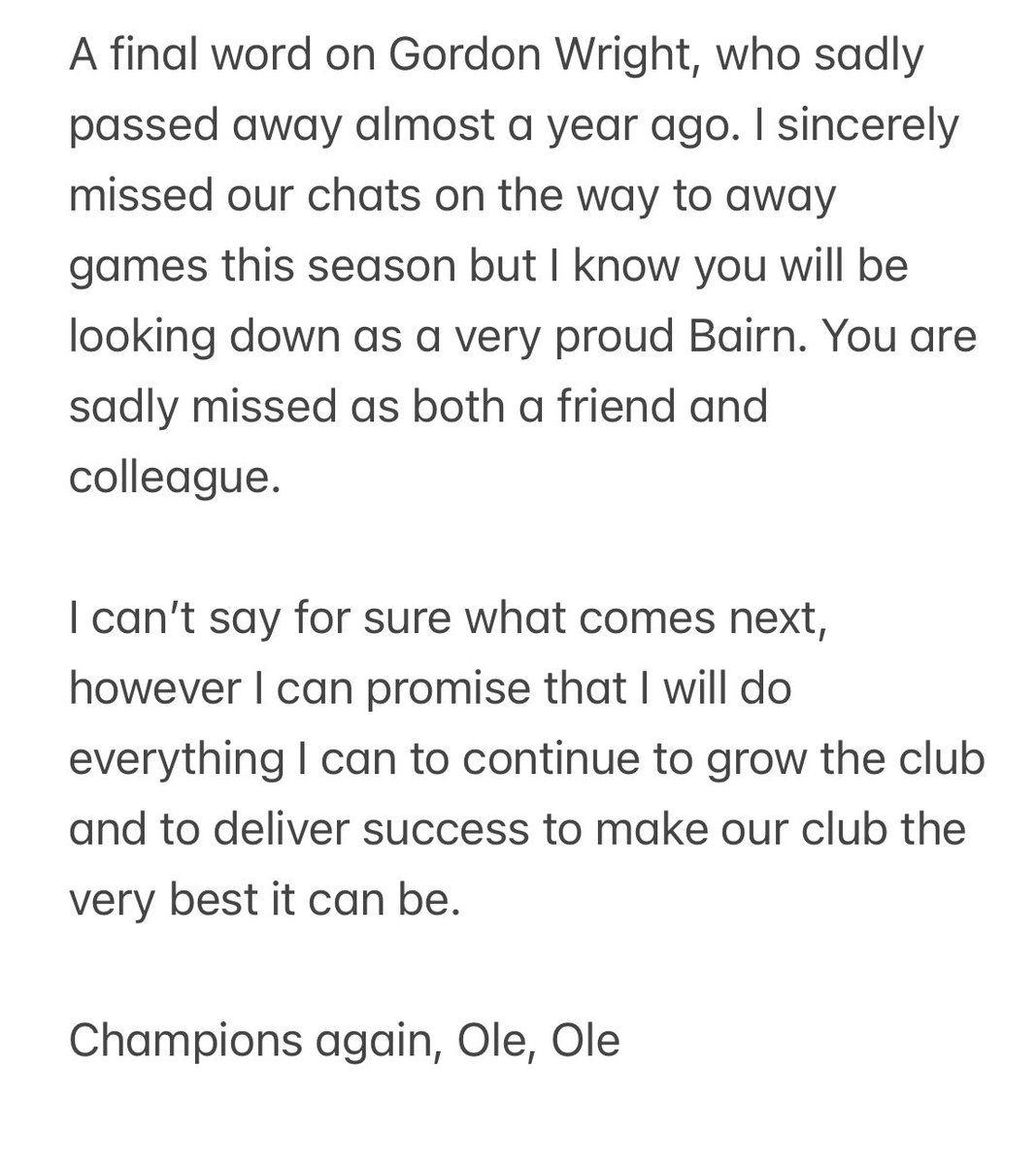 Helping to lead Falkirk back to the Premiership is, for me, the ultimate honour and privilege.

It’s almost impossible to put into words, however here goes.