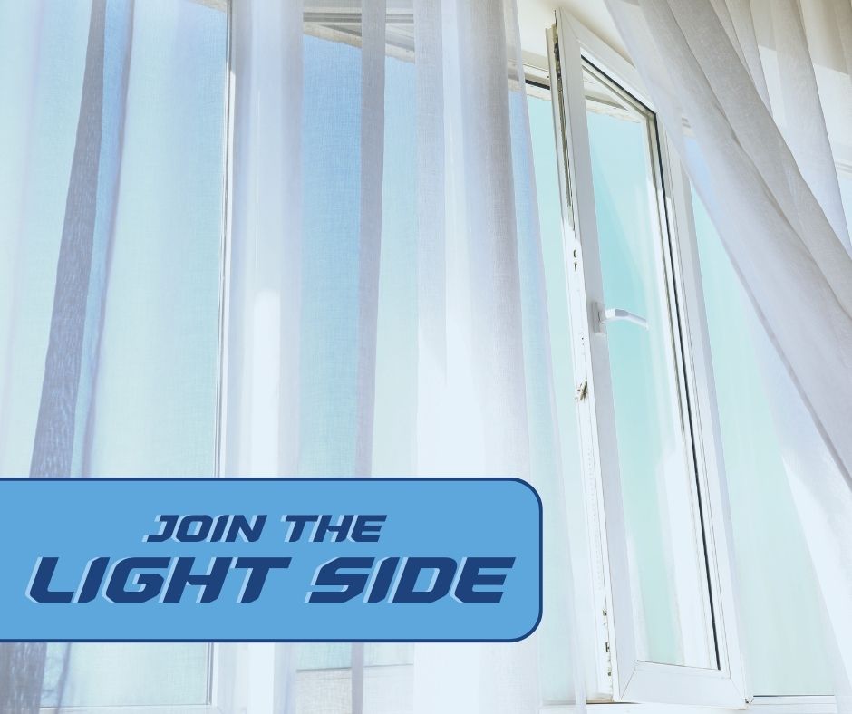 #MayThe4th might be over but the energy savings aren't! Join the light side and help save energy by using natural light + turning off electronics, lights and fans in unoccupied rooms. 🌟