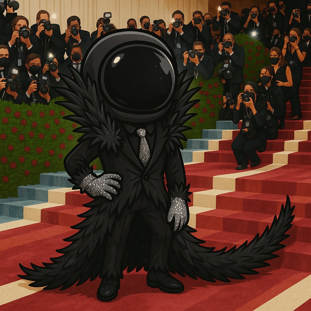 theesimio's tweet photo. He’s surprisingly good at networking.
#eSIMio #MetGala #AlwaysConnected #MetGala2025 https://t.co/vD85czDzNh