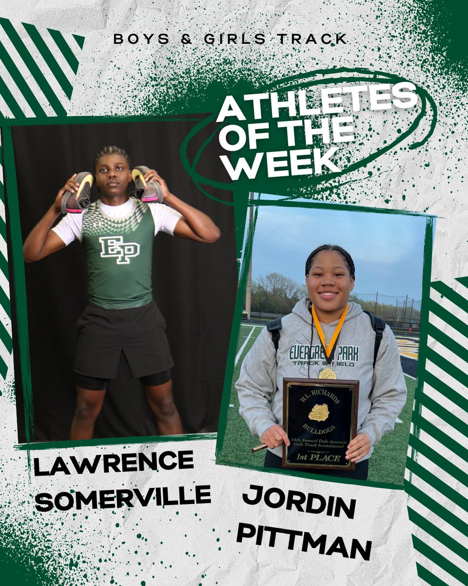 Track &amp; Field stars Lawrence Somerville and Jordin Pittman are the Mustang Athletes of the Week! 

#athleteoftheweek